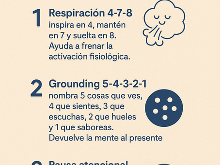 3 técnicas rápidas para calmar la ansiedad en minutos