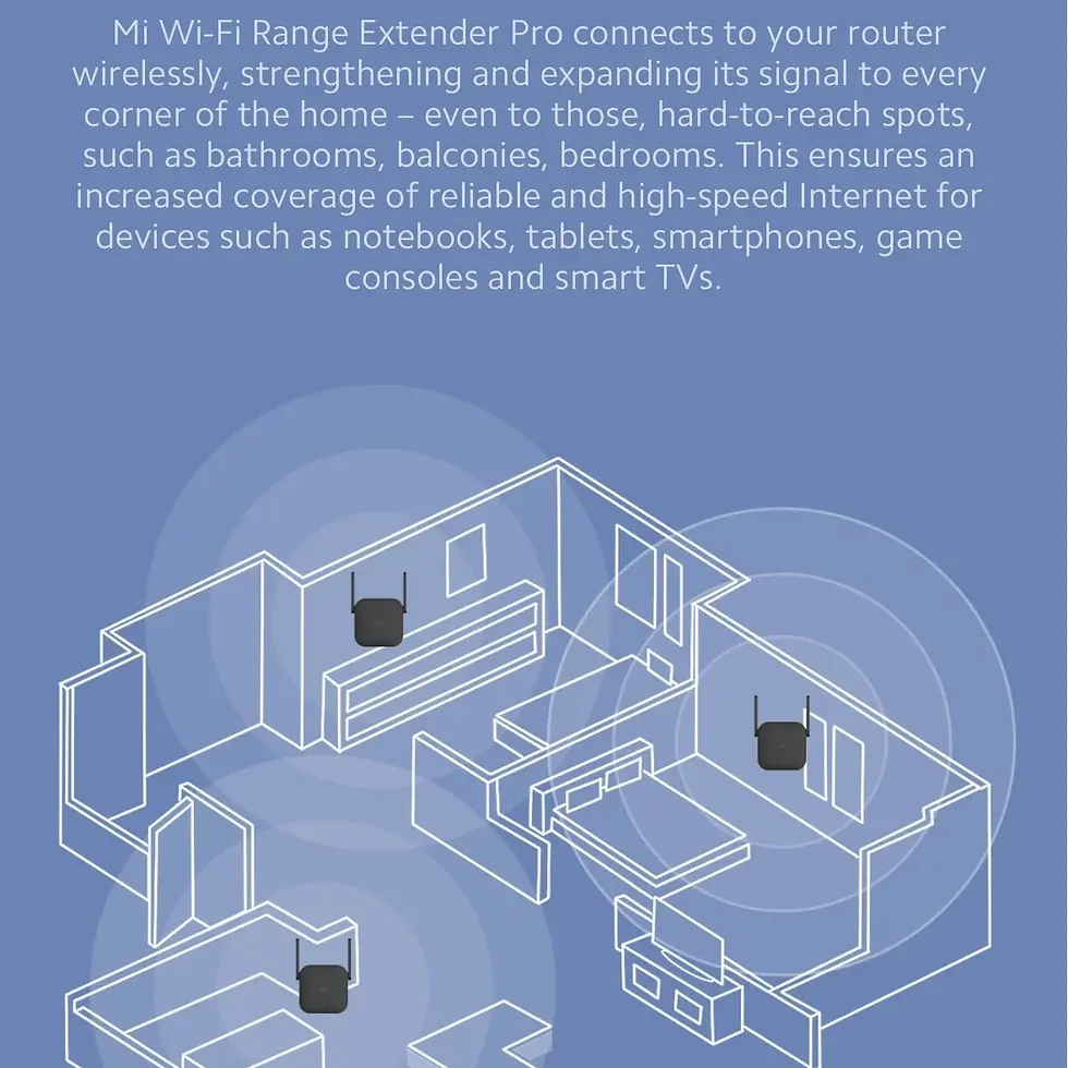 Thumbnail: Xiaomi Pro WiFi Extender 300Mbps – Boost Your Signal Instantly