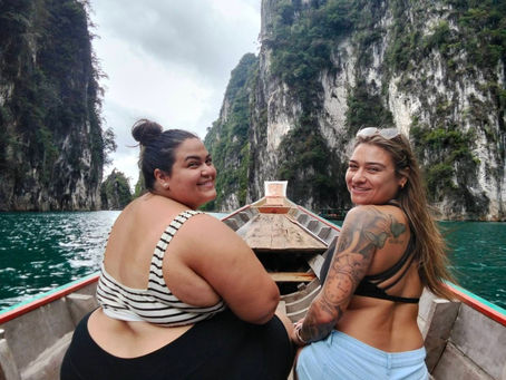 Exploring Khao Sok with Diana and Stephanie