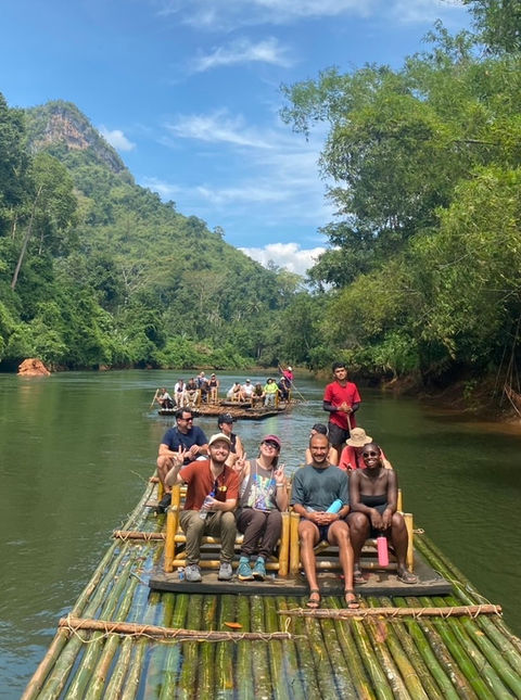 Bamboo Rafting @ Klong Saeng River