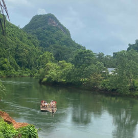 Bamboo Rafting @ Klong Saeng River