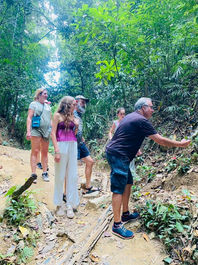 Guests beginning their Pakarang Cave adventure