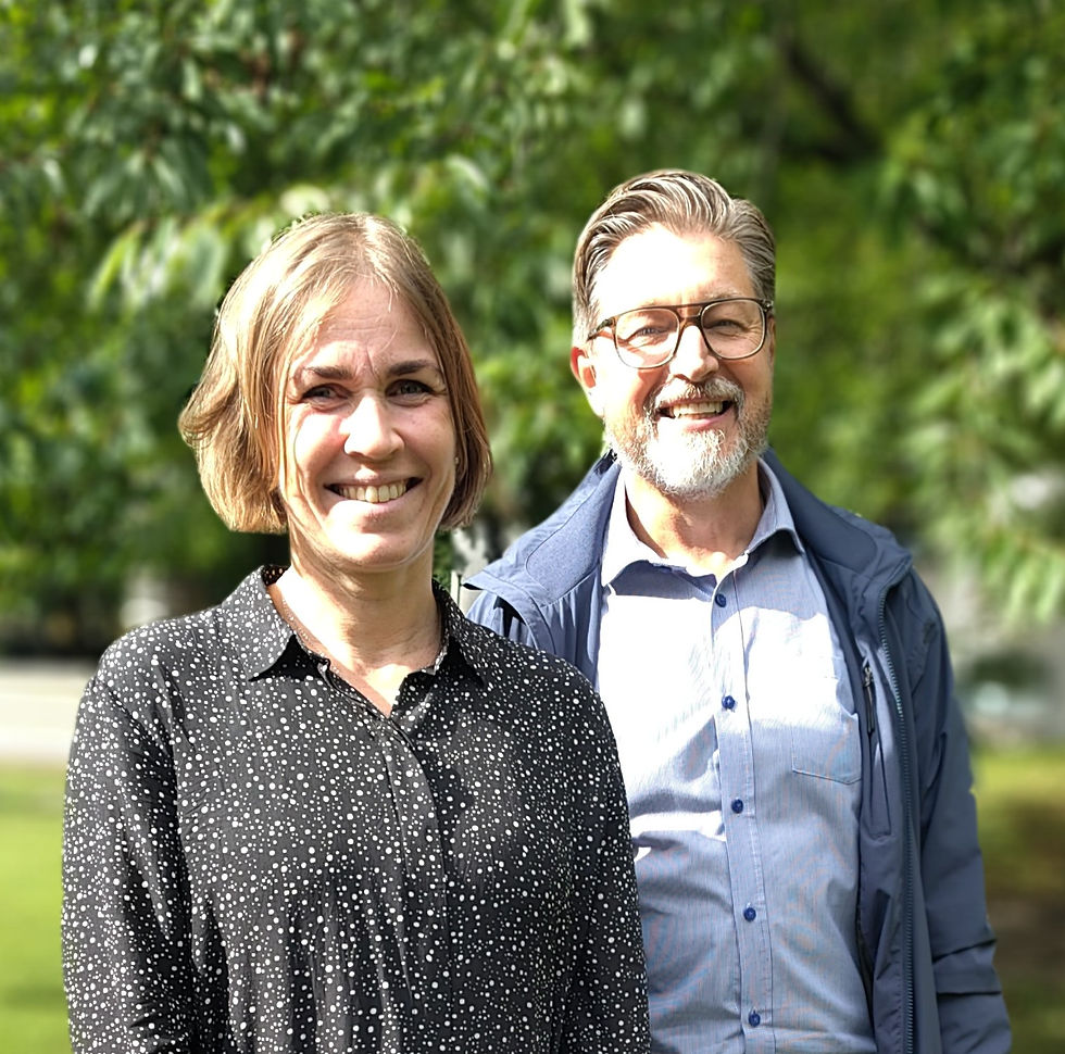 Dagny Benediktsdottir Ullberg och Mats Baudin, nya gruppchefer på Sensum.