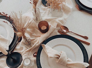 Beispiel nachhaltiger Hochzeitsdeko zum Leihen