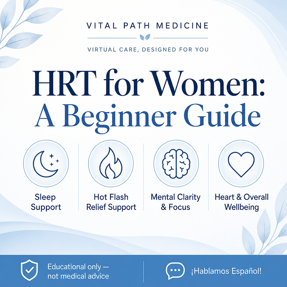 HRT for Women: A Beginner Guide to Options, Safety, and What to Expect