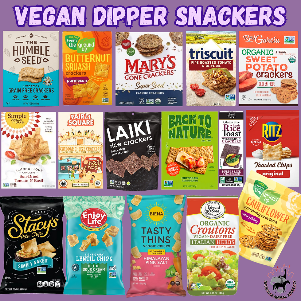 VEGAN DIPPER SNACKERS