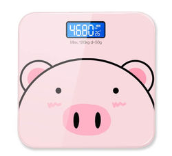 เครื่องชั่งน้ำหนักดิจิตอลพร้อมบอกอุณหภูมิลายหมู