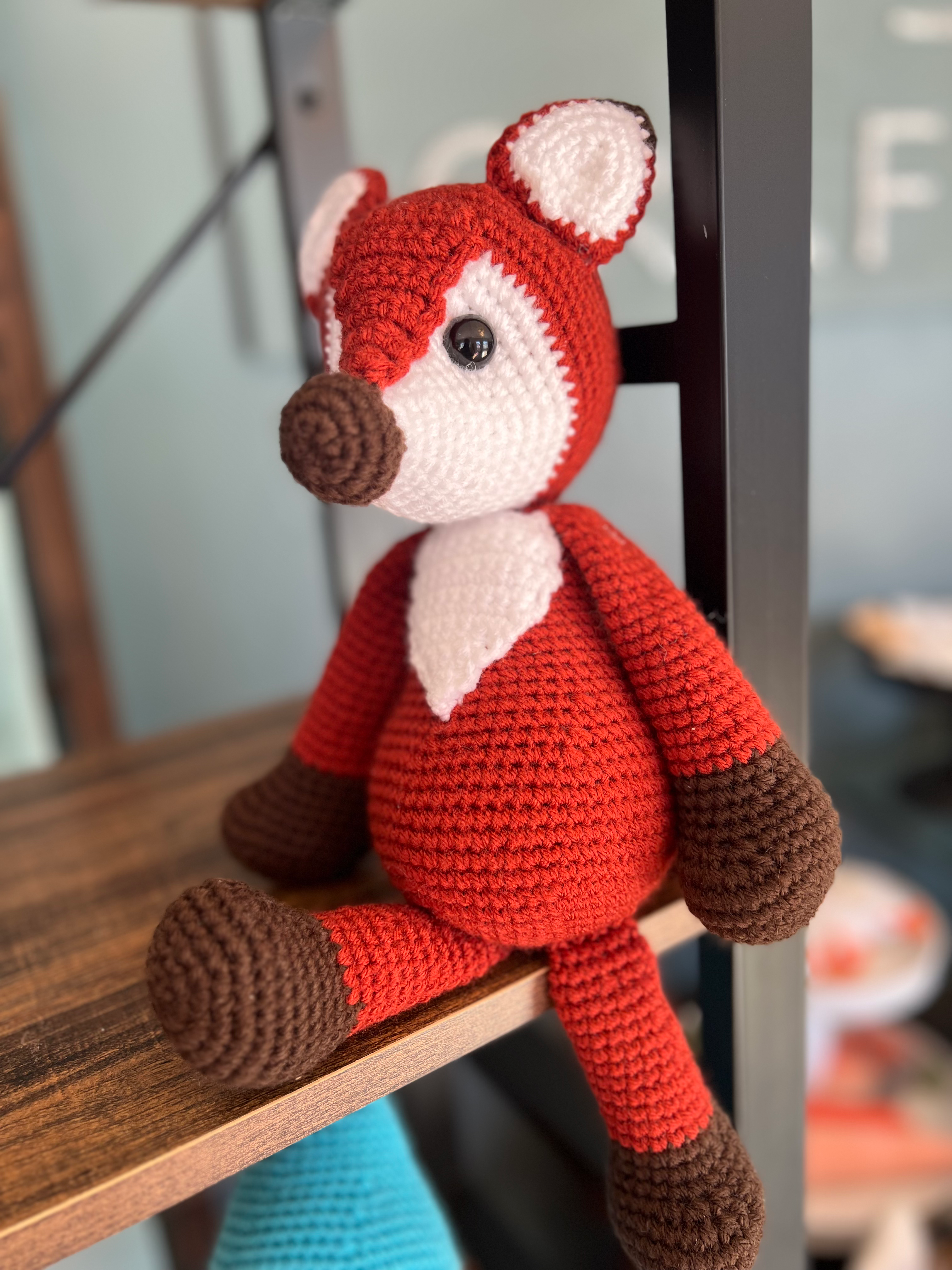 Orange Fox Crochet Animal | Handmade Crocheted Critter