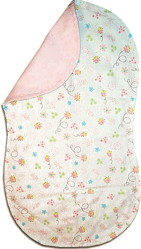 Pink Ladybug Floral Spittie (G42)