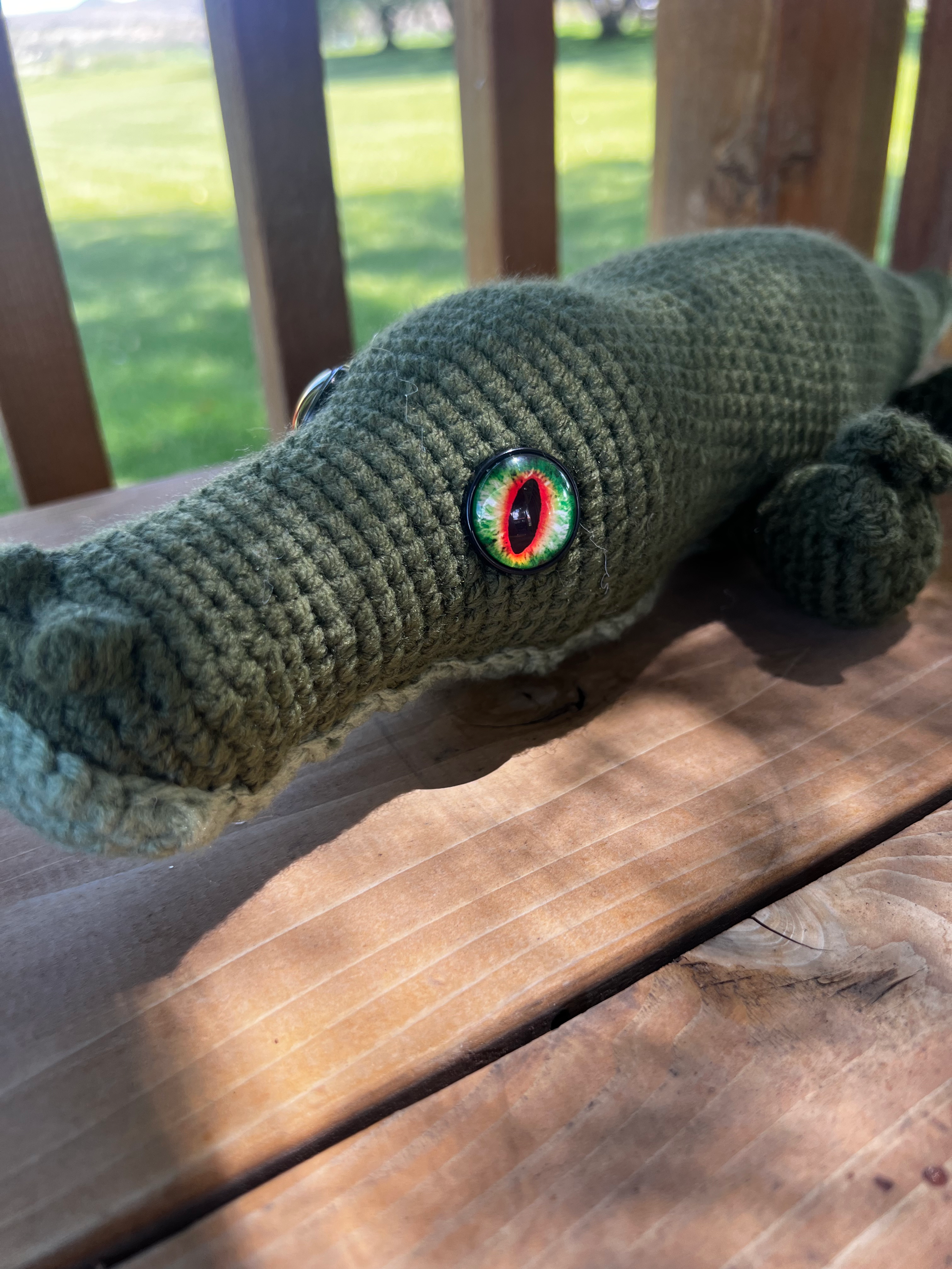 Alligator Plush | Handmade Crochet Stuffed Animal