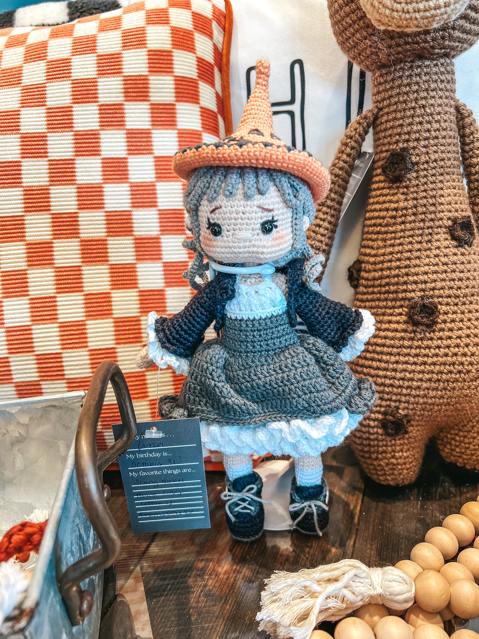 Spooky Witch Doll | Handmade Crochet Doll | Halloween Doll