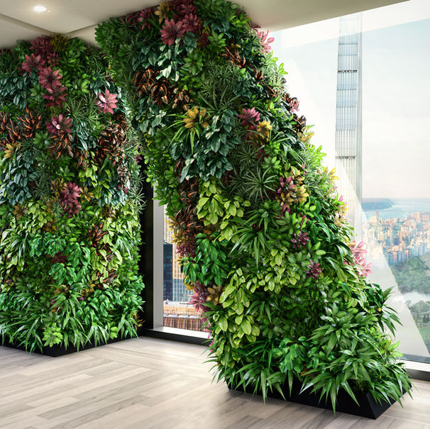 Diagrid with Live Wall