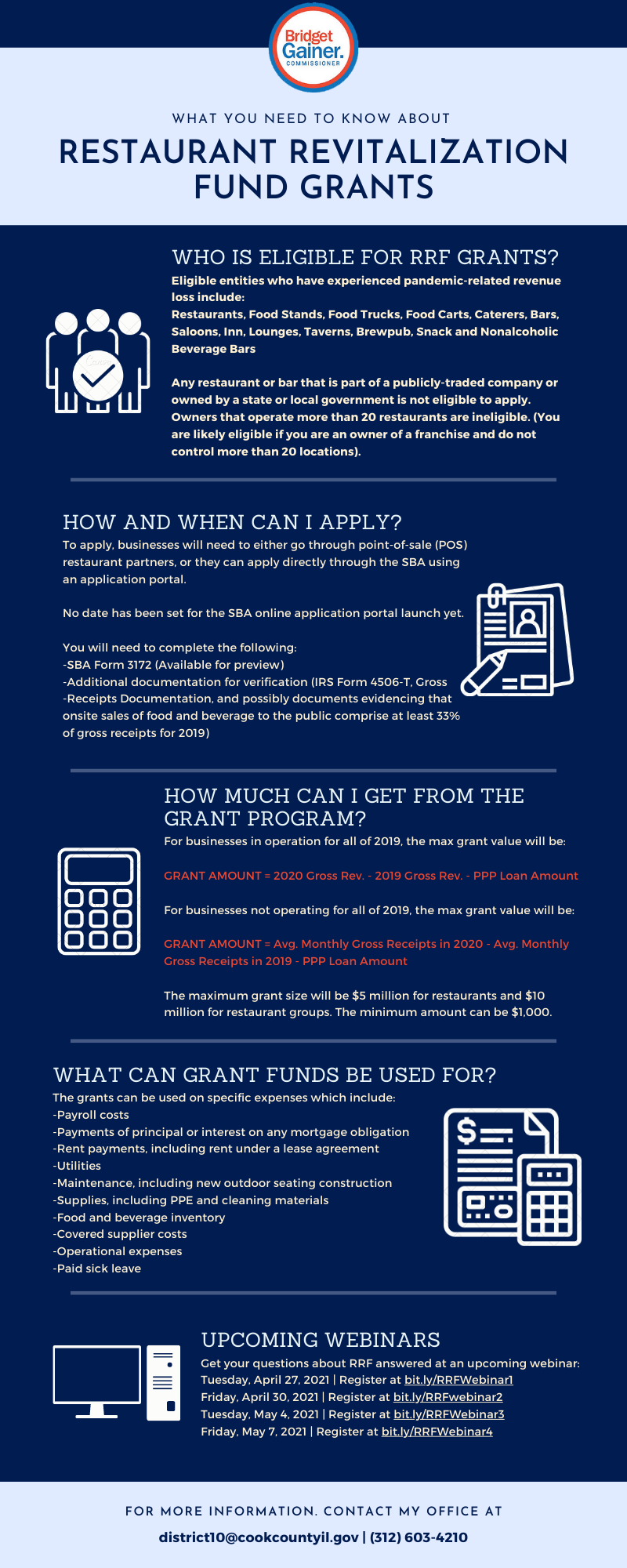 Restaurant Revitalization Fund Grants