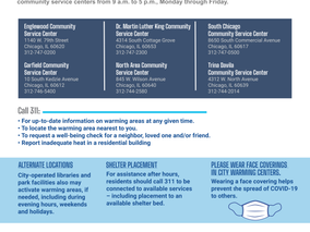 City Warming Centers