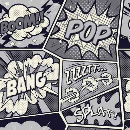 Onomatopeias.