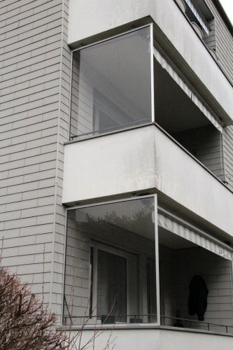 Windfang Balkon