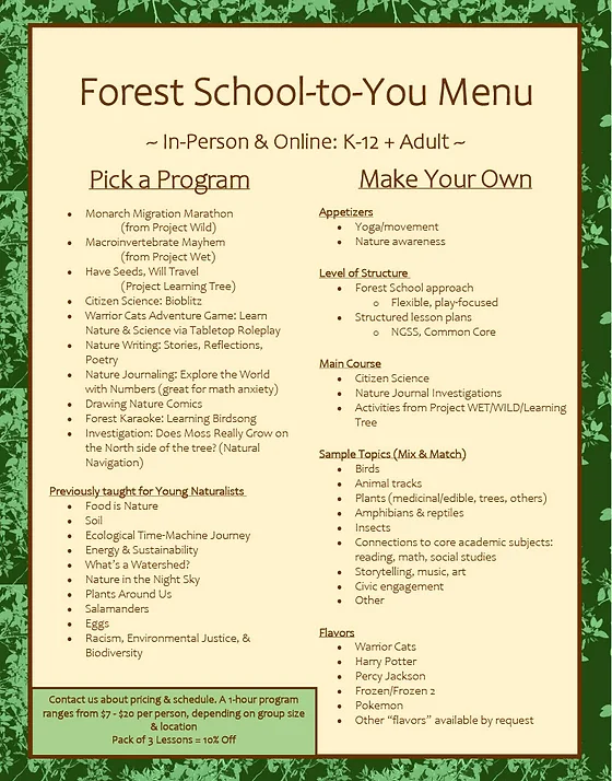 Forest School To You Nature Forest School To You Nature
