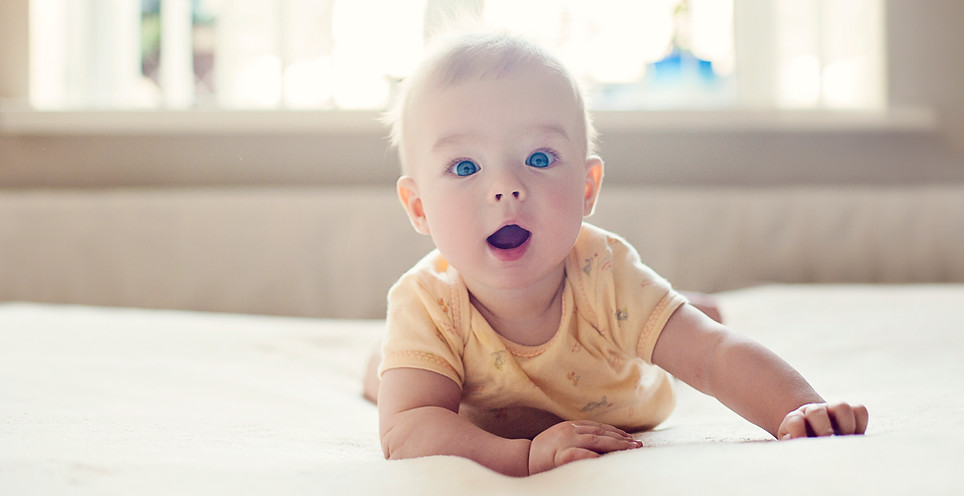 surprised baby