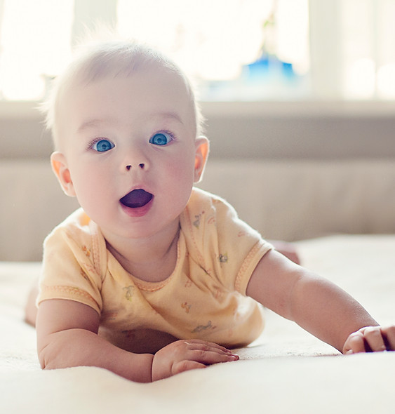 surprised baby
