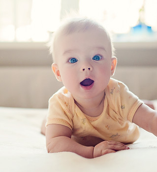 surprised baby