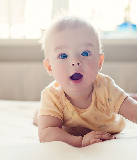 surprised baby
