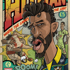 rugby comic cover