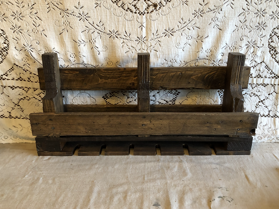 Thumbnail: Pallet Wine Racks w/ Glass Holders