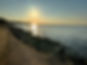 Sun shining on the beach in Summer