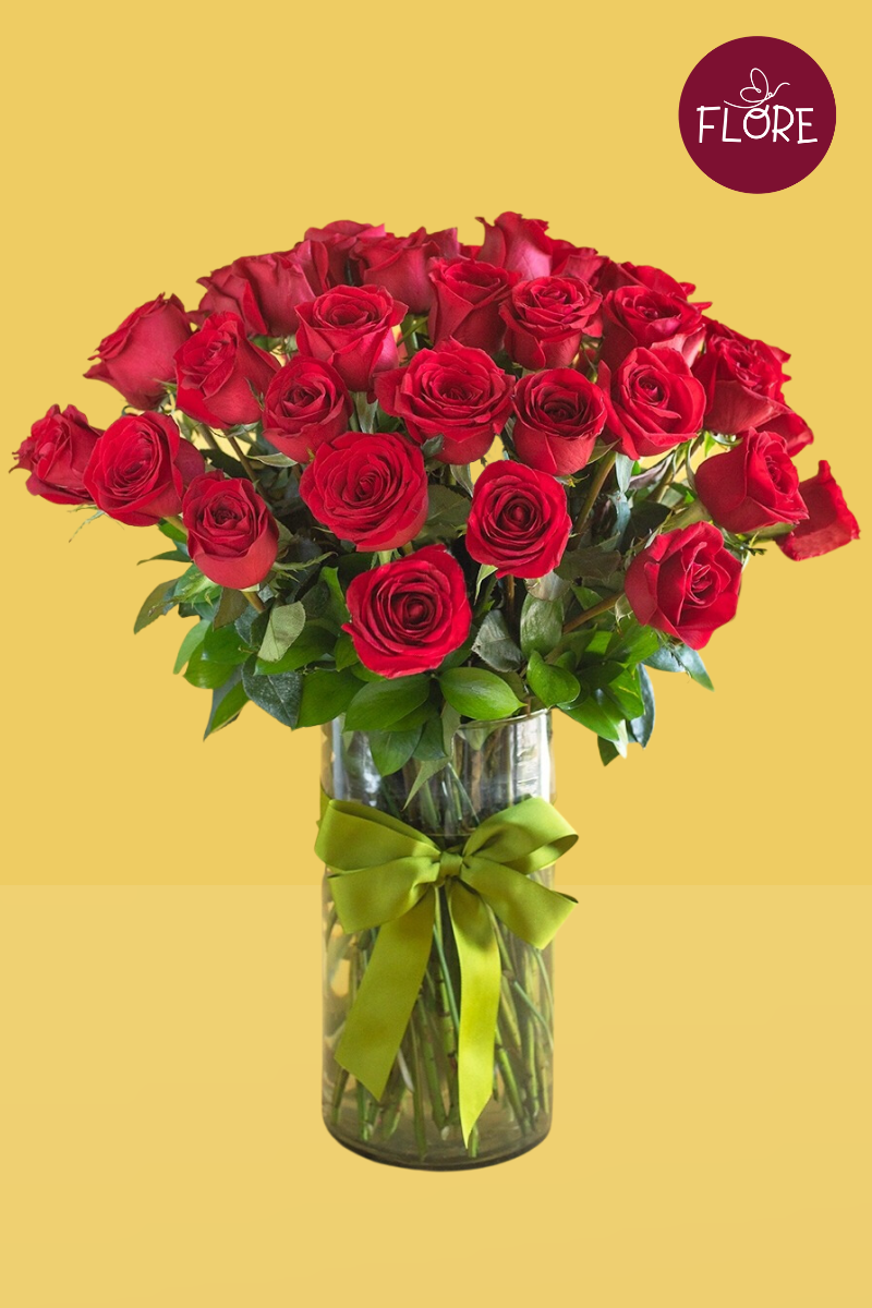 ARREGLO FLORAL 50 ROSAS