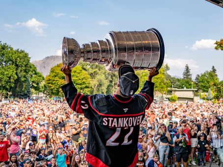 Logan Stankoven brings the Stanley Cup to Kamloops