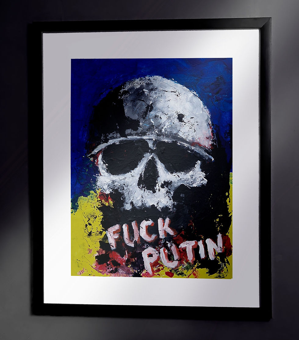 Pikkukuva: Fuck Putin - Akryylimaalaus 40 x 50 cm
