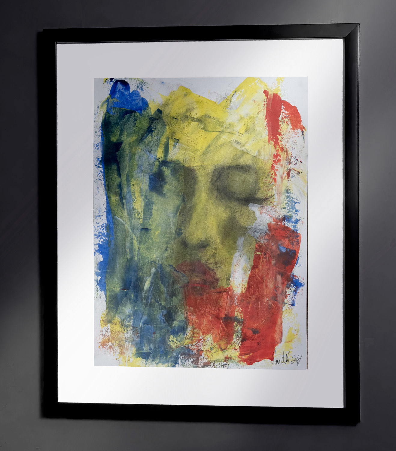 Vain sinua varten - Hiili - Akvarelli - Akryylimaalaus