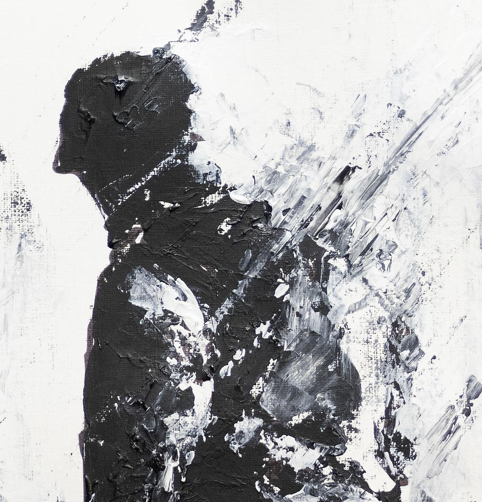 Pikkukuva: Sateessa - Akryylimaalaus