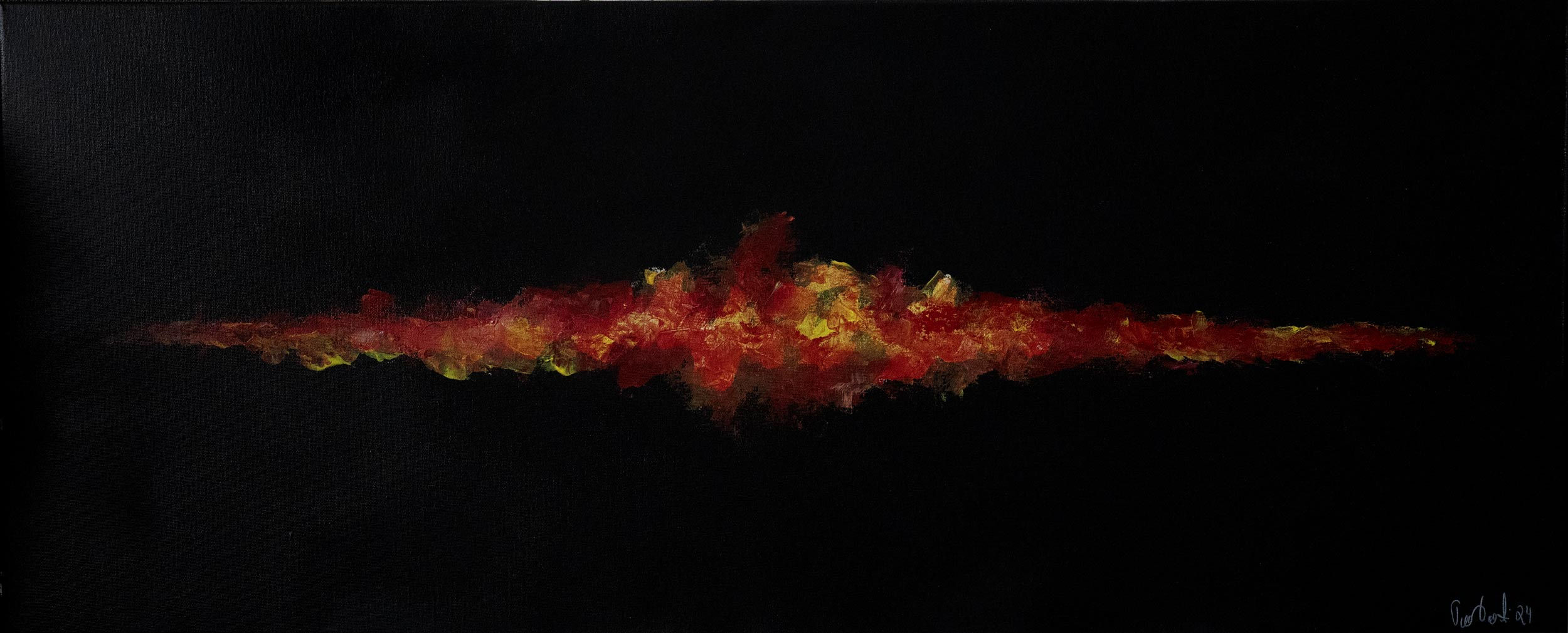 Elämän valo - Akryylimaalaus