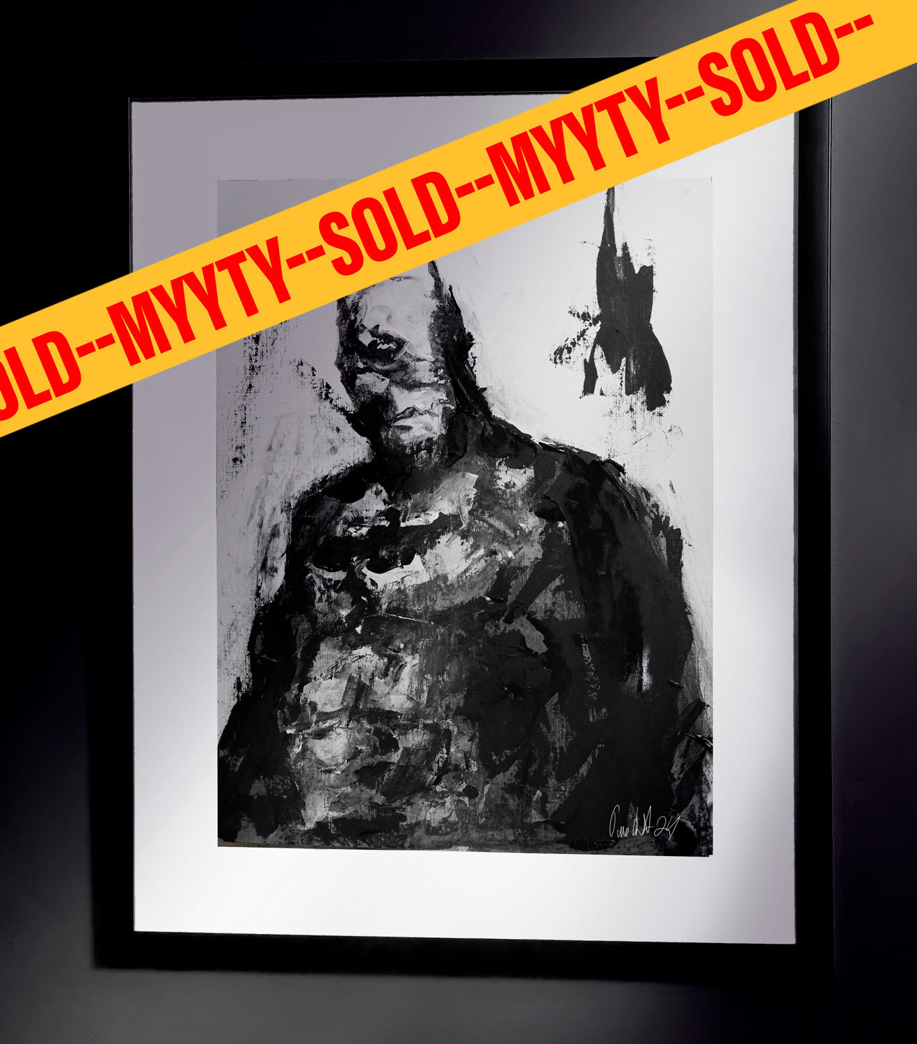 Yön kostaja - Akryylimaalaus