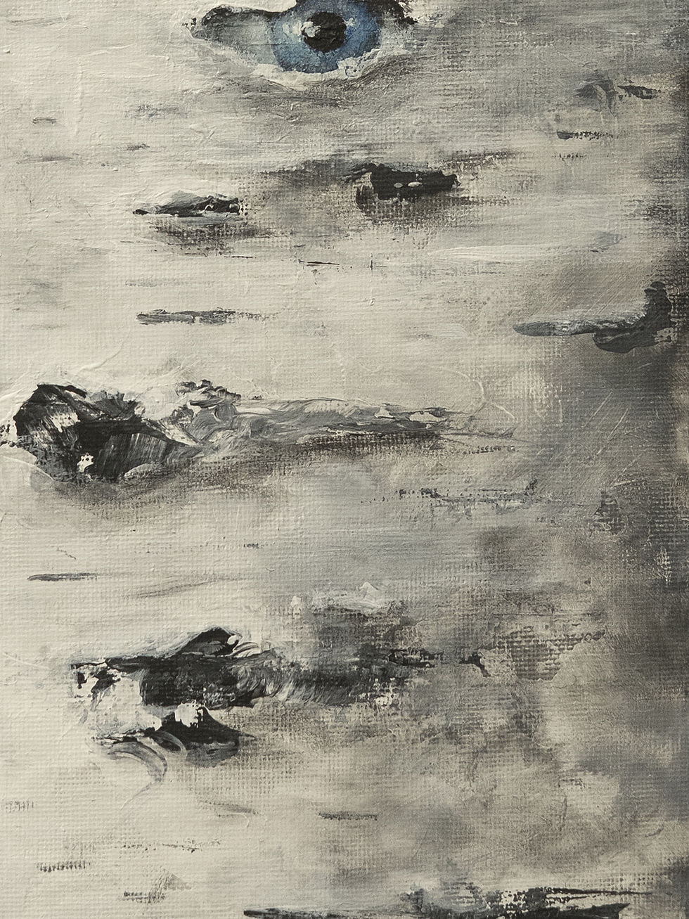 Pikkukuva: Luonnon tarkkailua - Akryylimaalaus 40 x 50 cm