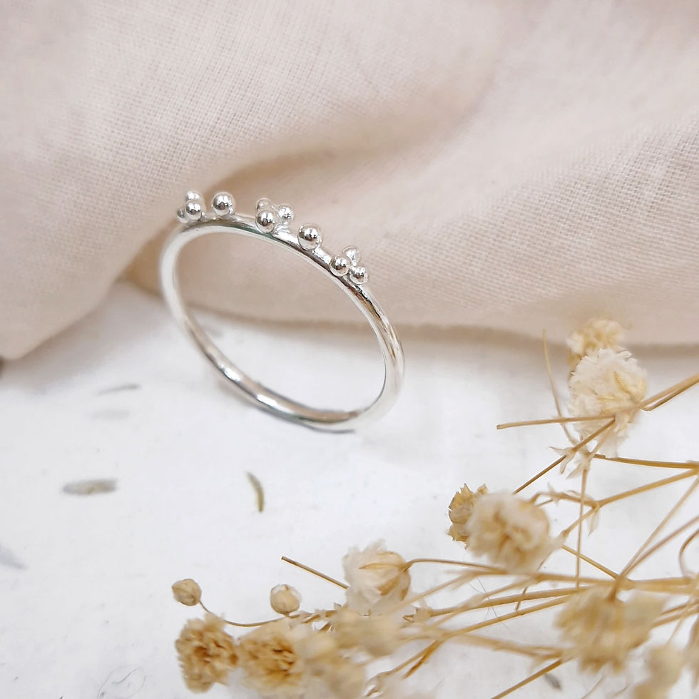 Thumbnail: Sterling silver stacking ring