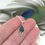 Thumbnail: Teal Sea Glass Tear Pendant Necklace