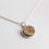 Thumbnail: Gold Druzy Sparkle Pendant Drop Necklace