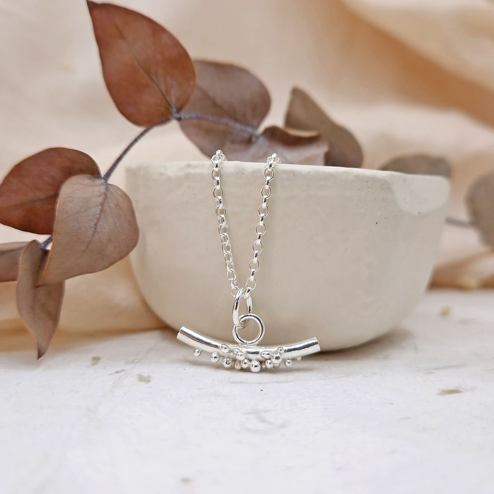 Thumbnail: Sterling Silver T-bar Pendant