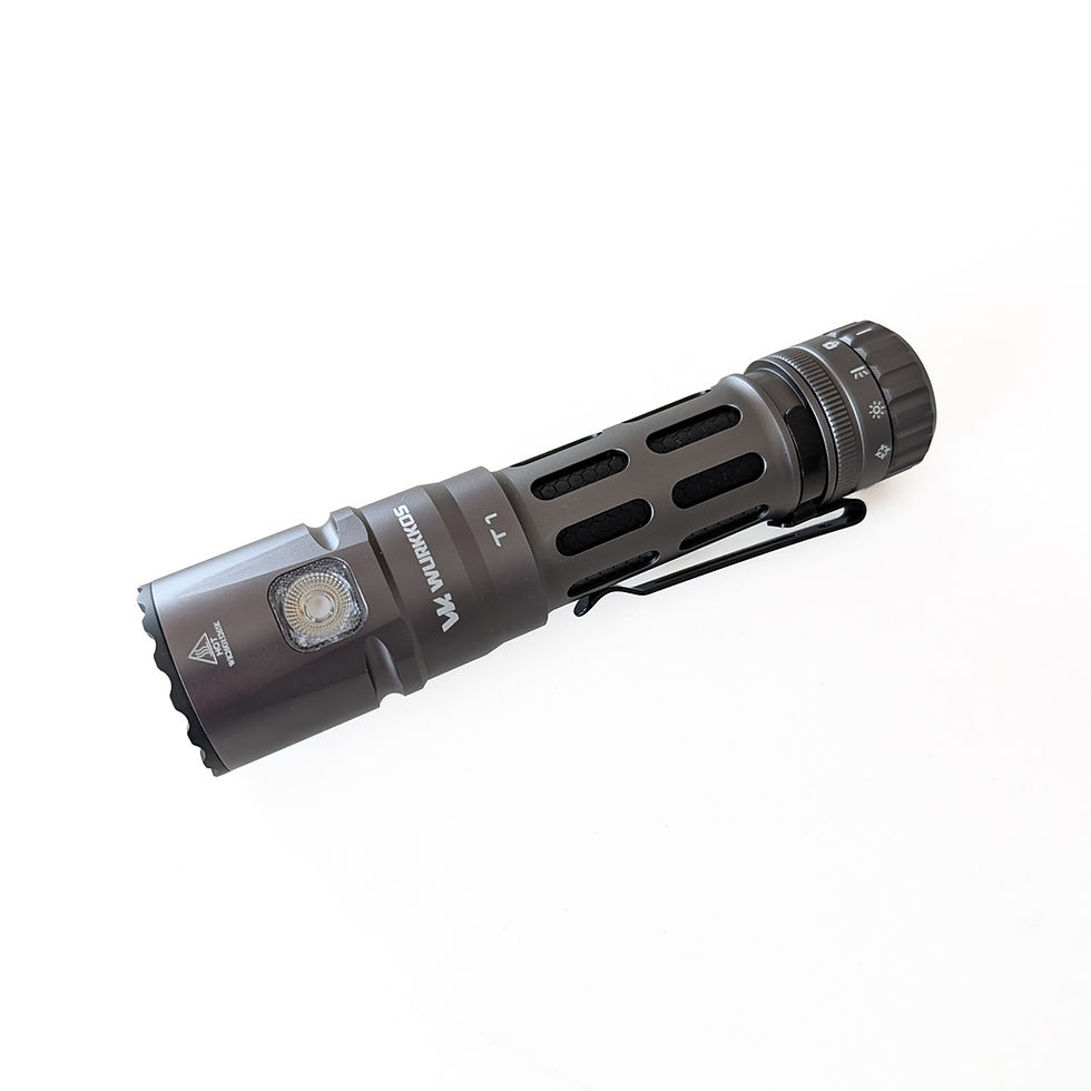 Wurkkos T1 tactical flashlight.