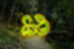 Light painting using the Ribbon strobe mode.