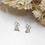 Thumbnail: Water Cast Stud Earrings - Design 1