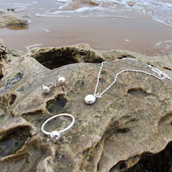 Thumbnail: Recycled sterling silver jewellery