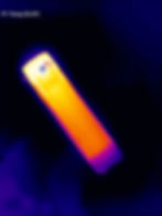 Nitecore EDC07 temperature on Turbo mode at 3 minutes.