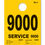 Thumbnail: Yellow Heavy Brite 4 Part Service Dispatch Numbers