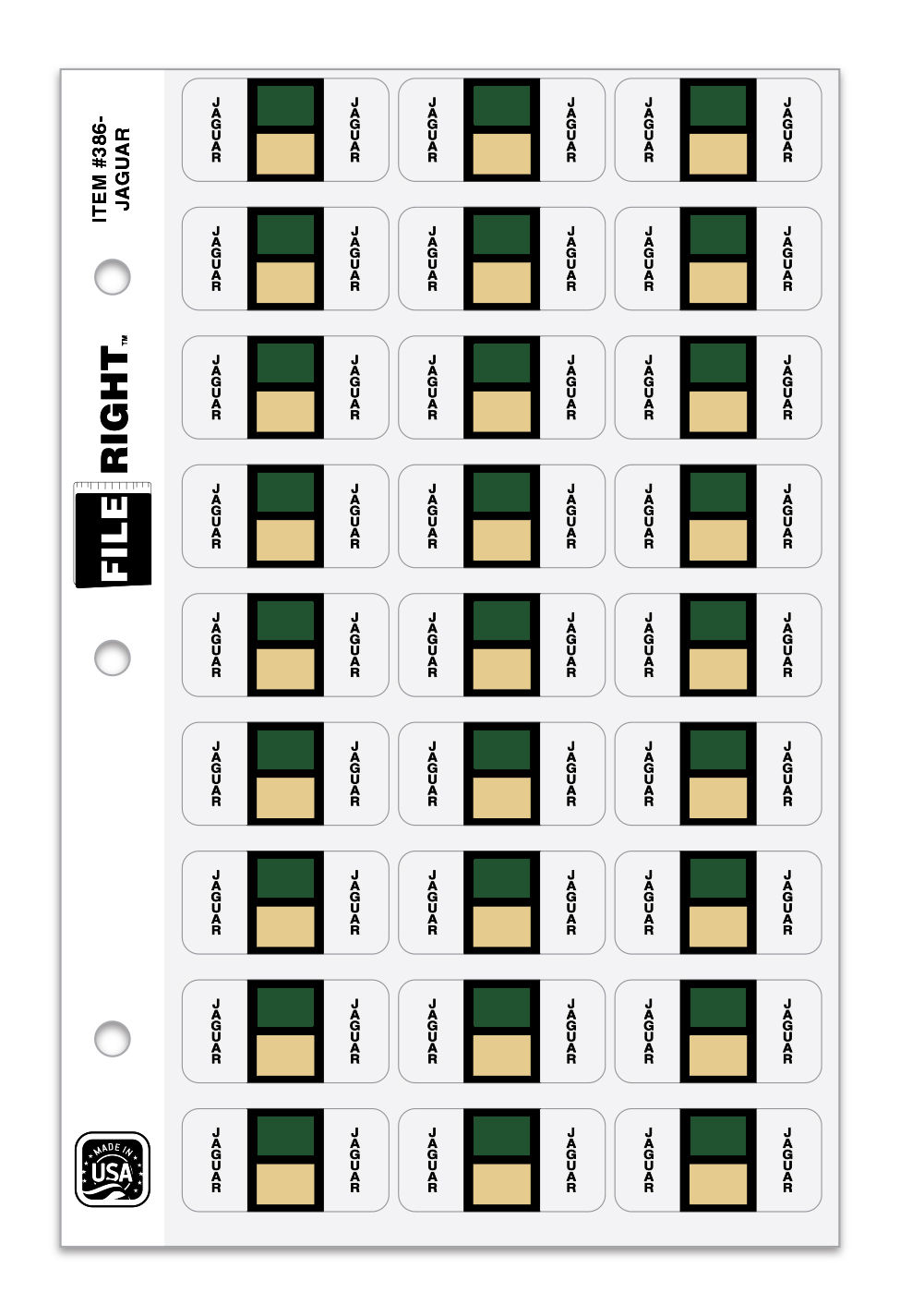 Thumbnail: Auto Make Labels H-M Ringbook Style