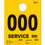 Thumbnail: Yellow Heavy Brite 4 Part Service Dispatch Numbers