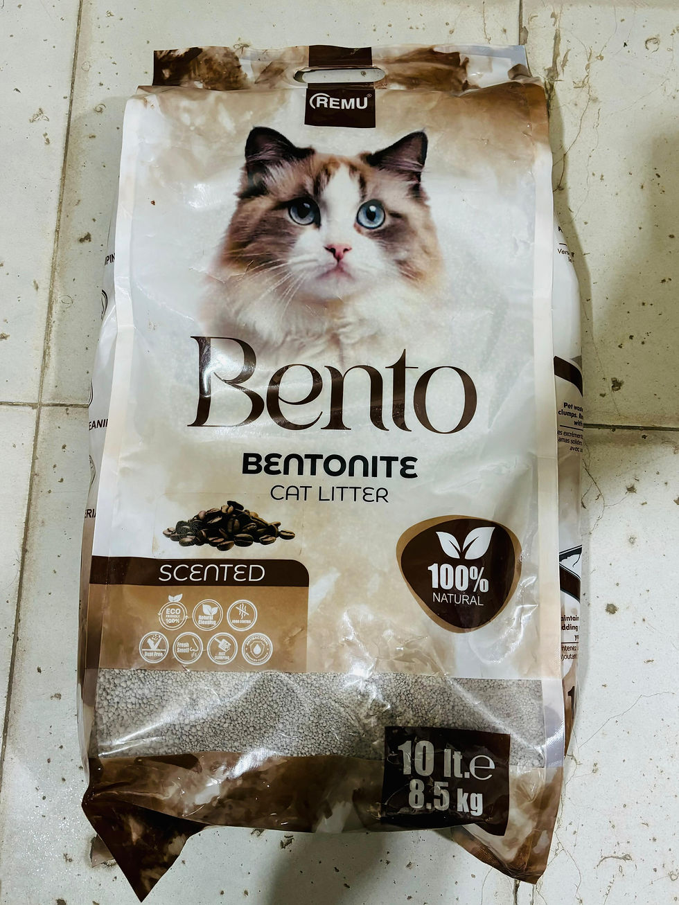 Thumbnail: Remu Bento Bentonite cat litter - 10L