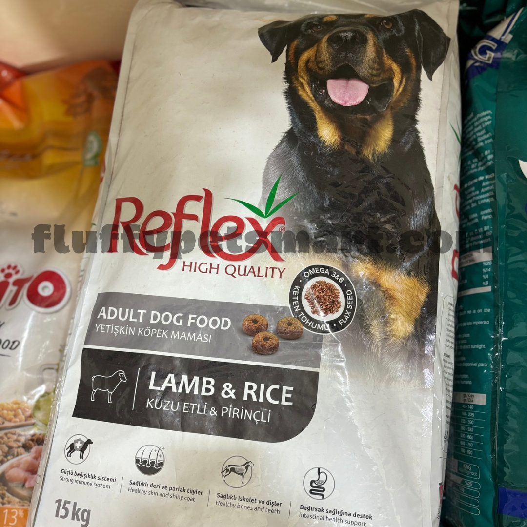 Reflex (adult/puppy) dog food (lamb & Rice)